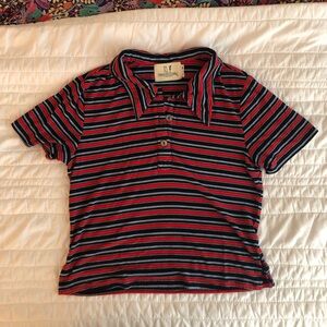 Fashion Brand Company striped polo
